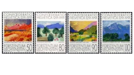 Liechtenstein 1991 - picturi, serie neuzata