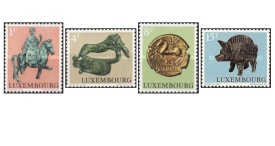 Luxemburg 1973 - Obiecte arheologice, serie neuzata