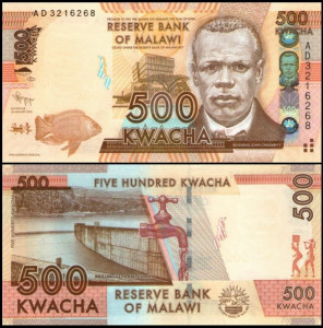 Malawi 2012 - 500 kwacha, necirculata