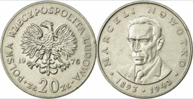 Polonia 1976 - 20 zloty, circulata