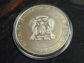Sao Tome 1998 - 2000 dobras, proof - comemorativ - Img 2