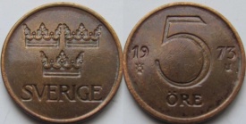 Suedia 1972 - 5 ore, circulata