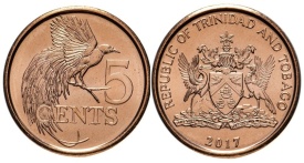 Trinidad and Tobago 2012 - 5 cents, circulata