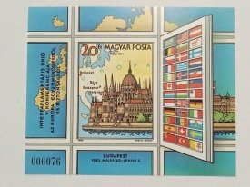 Ungaria 1983 - Conf. de Colaborare si Securitate la Budapesta, colita ndt neuzata