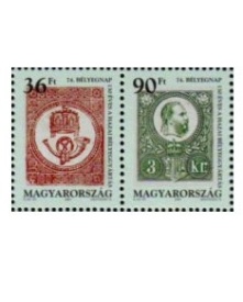 Ungaria 2001 - ziua marcii postale, serie neuzata