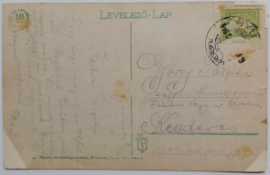 1916 - Oradea, hotel Vulturul Negru (jud. Bihor)color - Img 2