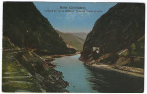 1926 - Baile Calimanesti, tunelul Gura Lotrului (jud.Vâlcea)