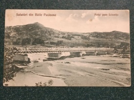 1928 - Pucioasa, podul peste Ialomita (jud. Dambovita)