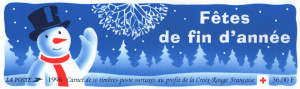 Franta 1996 - crucea rosie, 10 neuzate in carnet filatelic - Img 2