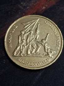 Germania 1972 - istoria mineritului, medal comemorativ aurit