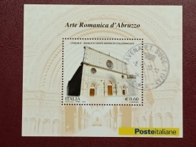 Italia 2010 - Arta romana in Abruzzo, colita stampilata