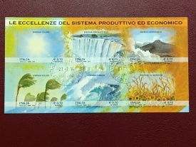 Italia 2014 - Surse de Energie Regenerabila, bloc stampilat