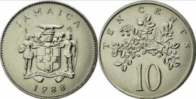 Jamaica 1986 - 10 cents, circulata