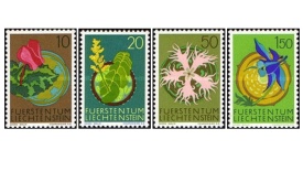 Liechtenstein 1971 - flori, serie neuzata