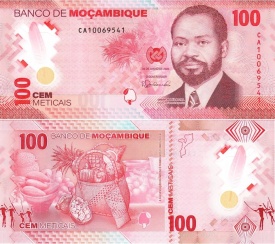 Mozambic 2024 - 100 meticais, necirculata - polimer