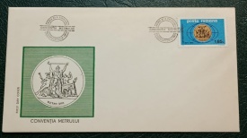 Romania 1975 - conventia metrului, FDC