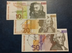 Slovenia 1992 - set bancnote circulate