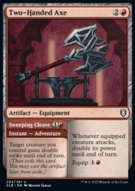 Two-Handed Axe // Sweeping Cleave