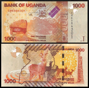 Uganda 2022 - 1000 shillings, necirculata