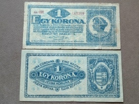 Ungaria 1920 - 1 korona, circulata