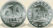 Ungaria 1990 - 50 filler, necirculata