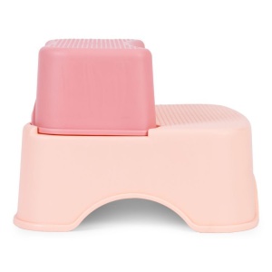 Adapter za WC šolju sa stepenicama i platformom za decu, roze, ECOTOYS - Img 6