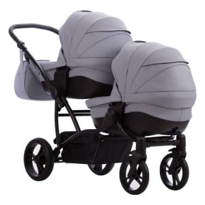 BEBETTO 42 PRO KOLICA ZA BLIZANCE SET 2U1 CRNI RAM - Img 5
