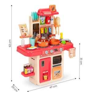 DEČIJA KUHINJA SOUNDS LED WATER WITH STEAM GENERATOR PINK -42EL - Img 7