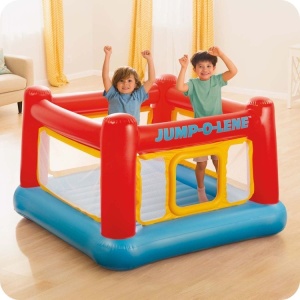 Dečiji dvorac na naduvavanje za skakanje INTEX 174 × 174 × 112 cm - Img 2