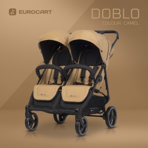 Eurocart kolica za blizance doblo camel