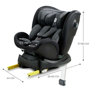 KINDERKRAFT AUTO SEDISTE XRIDER i-size 40-125cm BLACK - Img 6