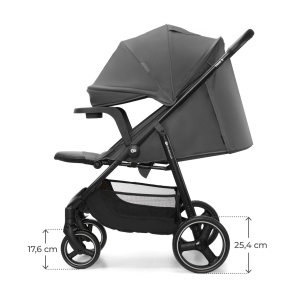 KINDERKRAFT KOLICA ZA BEBE SA TACNOM TRIG 3 GREY - Img 9