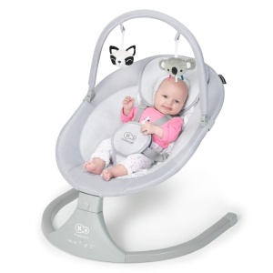 KINDERKRAFT STOLICA ZA LJULJANJE LULI GREY - Img 8