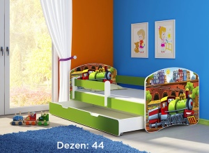 Krevet za decu Green sa fiokom 140x70 acma 2 44