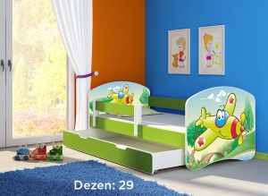 Krevet za decu Green sa fiokom 180x80 acma 2 29