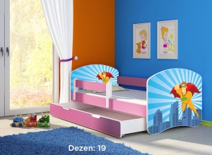 Krevet za decu Pink sa fiokom 160x80 acma 2 19