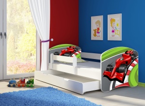 KREVET ZA DECU WHITE SA FIOKOM 140X70 ACMA 2 06