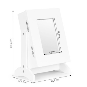 Kutija za nakit sa organizatorom i ogledalom, ModernHome - Img 7