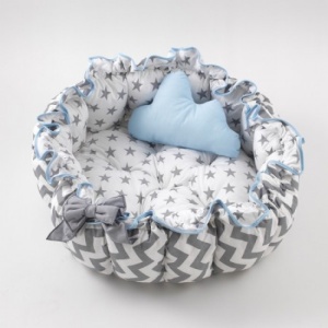 SOFT BABY PODLOGA ZA IGRU GREY-BLUE - Img 3