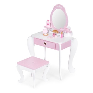 Veliki sto za šminkanje za decu Pink - Img 7