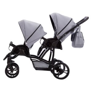 BEBETTO 42 PRO KOLICA ZA BLIZANCE SET 2U1 CRNI RAM - Img 6