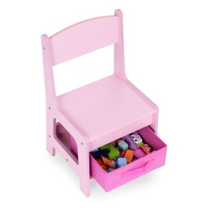 Dečiji set sto i 2 stolice sa tablom za pisanje Pink ECOTOYS - Img 5