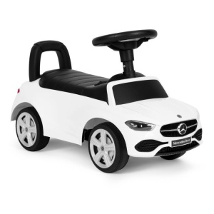 Guralica Mercedes C CLASS sa interaktivnim volanom i zvucima, WHITE