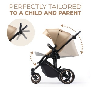 KINDERKRAFT KOLICA 3U1 PRIME 2 PRO BEIGE - Img 4
