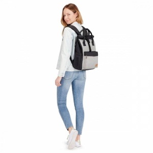 KINDERKRAFT MOONPACK BLACK RANAC ZA MAMU/KOLICA - Img 9