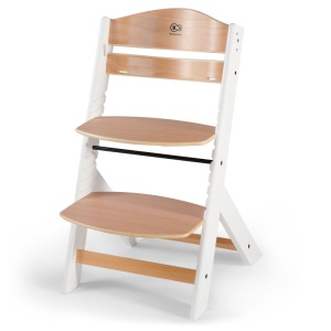 KINDERKRAFT STOLICA ZA HRANJENJE 2U1 ENOCK NATUR+WHITE - Img 3