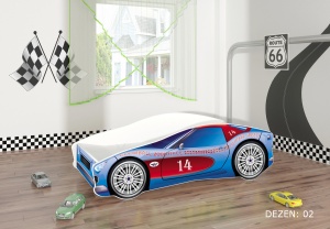 KREVET ZA DECU AUTOMOBIL 160X80 CM 02