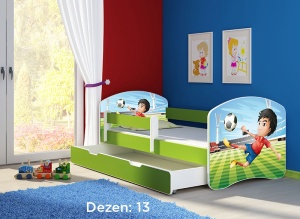 Krevet za decu Green sa fiokom 140x70 acma 2 13