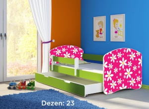 Krevet za decu Green sa fiokom 140x70 acma 2 23