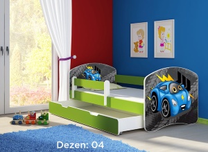 Krevet za decu Green sa fiokom 160x80 acma 2 04